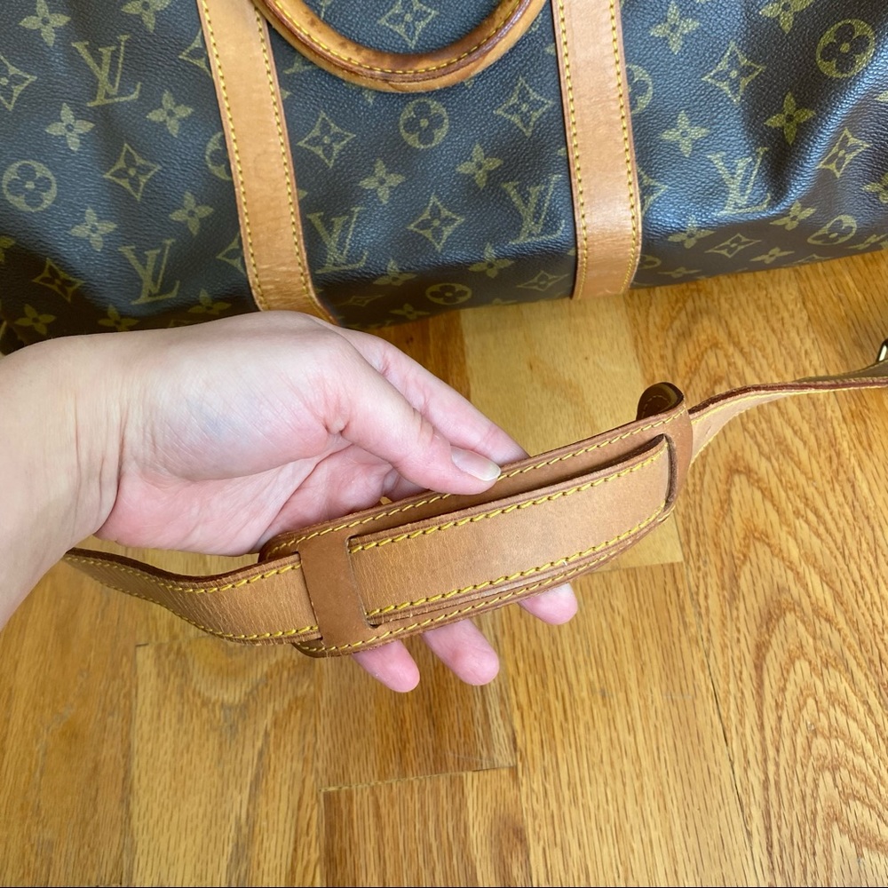 Vintage Louis Vuitton LV Boston Keepall Bandouliere 50 Monogram Duffle VI1921 - Picture 4 of 15